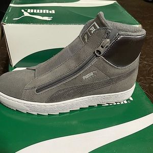 Puma 8.5 Gray and White